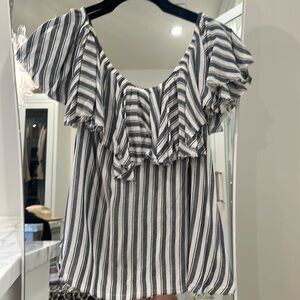 Planet Blue Striped Top